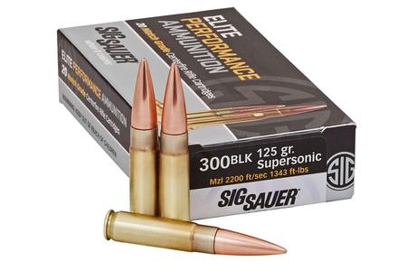 SIG SAUER 300 Blackout 125 gr Sierra MatchKing Elite Match OTM 20/Box