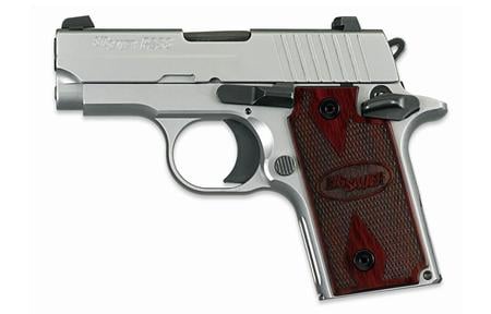 SIG SAUER P238 380 ACP HD with Rosewood Grips and Night Sights