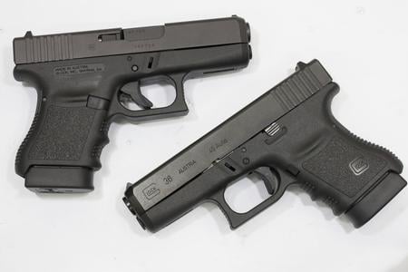 GLOCK 36 Gen3 45 ACP Police Trade-ins (Very Good)