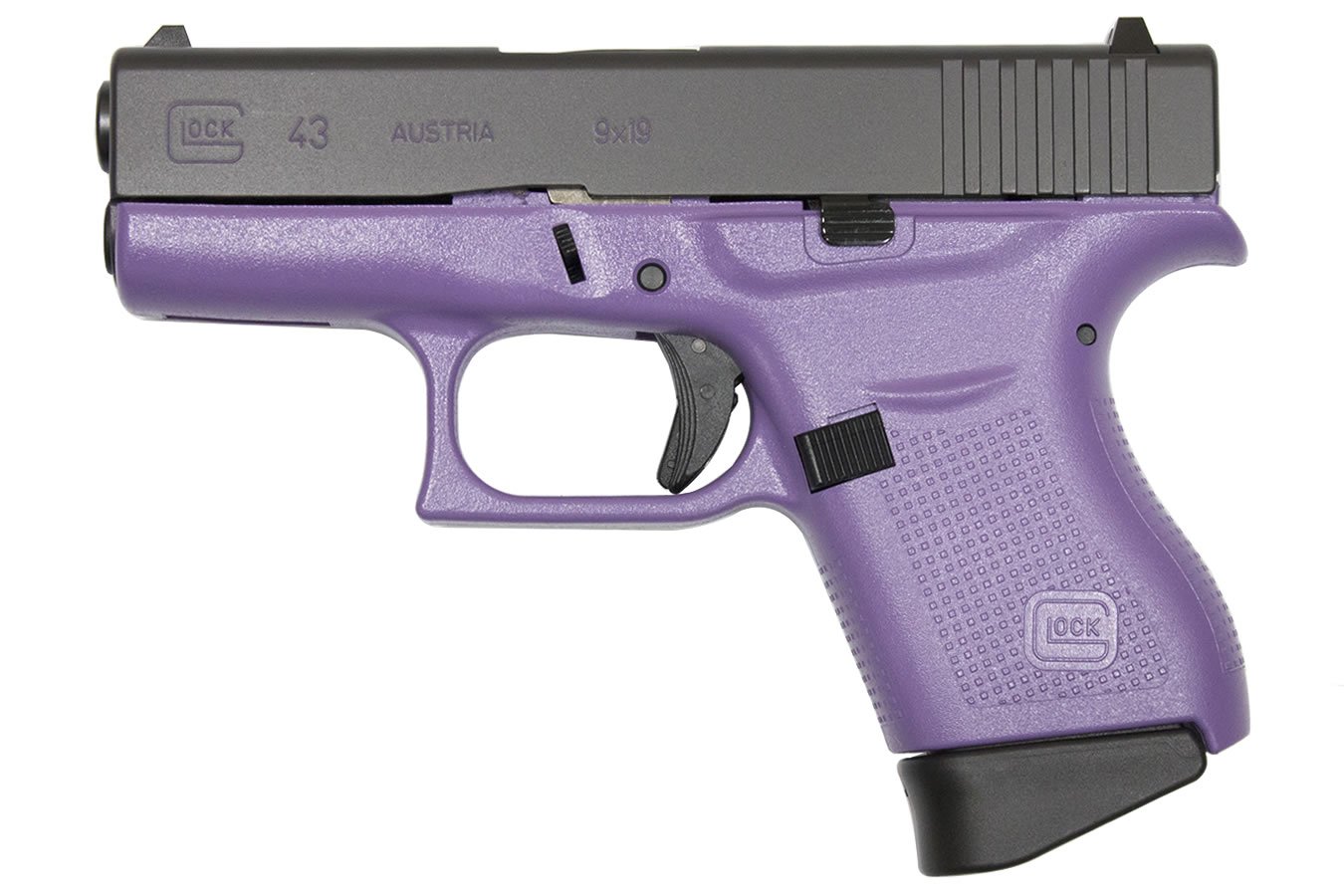 GLOCK 43 9MM SINGLE-STACK LILAC PURPLE