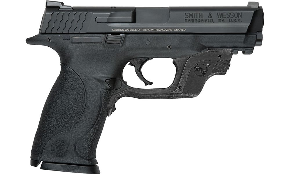 SMITH AND WESSON MP9 9MM GREEN CRIMSON TRACE