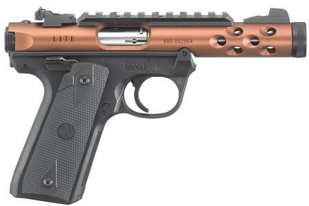 RUGER Mark IV 22/45 Lite 22LR Bronze Anodized with Threaded Barrel