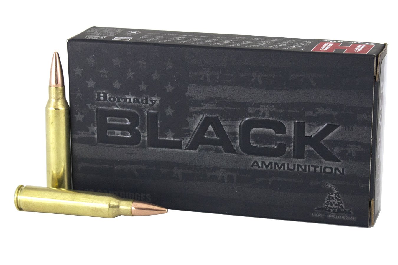 HORNADY 223 REM 75 GR BTHP MATCH BLACK