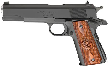 SPRINGFIELD 1911 Mil-Spec 45 ACP Parkerized with Cocobolo and Black Composite Grips