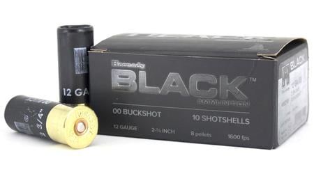 12 GA 2 3/4 IN 00 BUCKSHOT BLACK