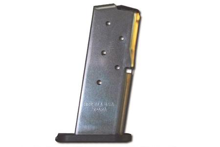 BERETTA BU9 Nano 9mm 6 Round Stainless Factory Magazine