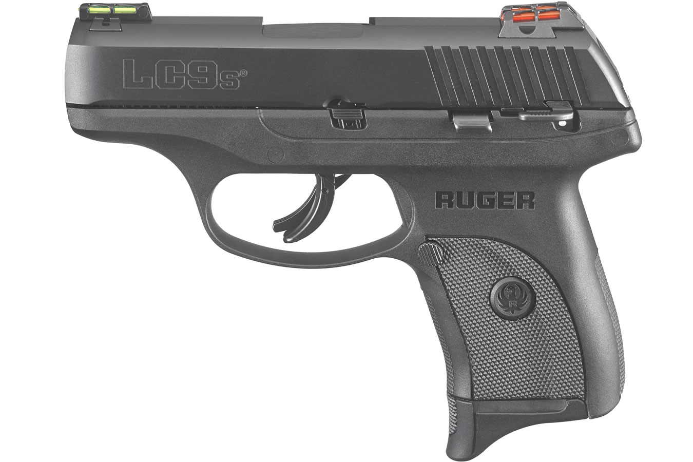 RUGER LC9S 9MM CARRY CONCEAL PISTOL WITH HIVIZ