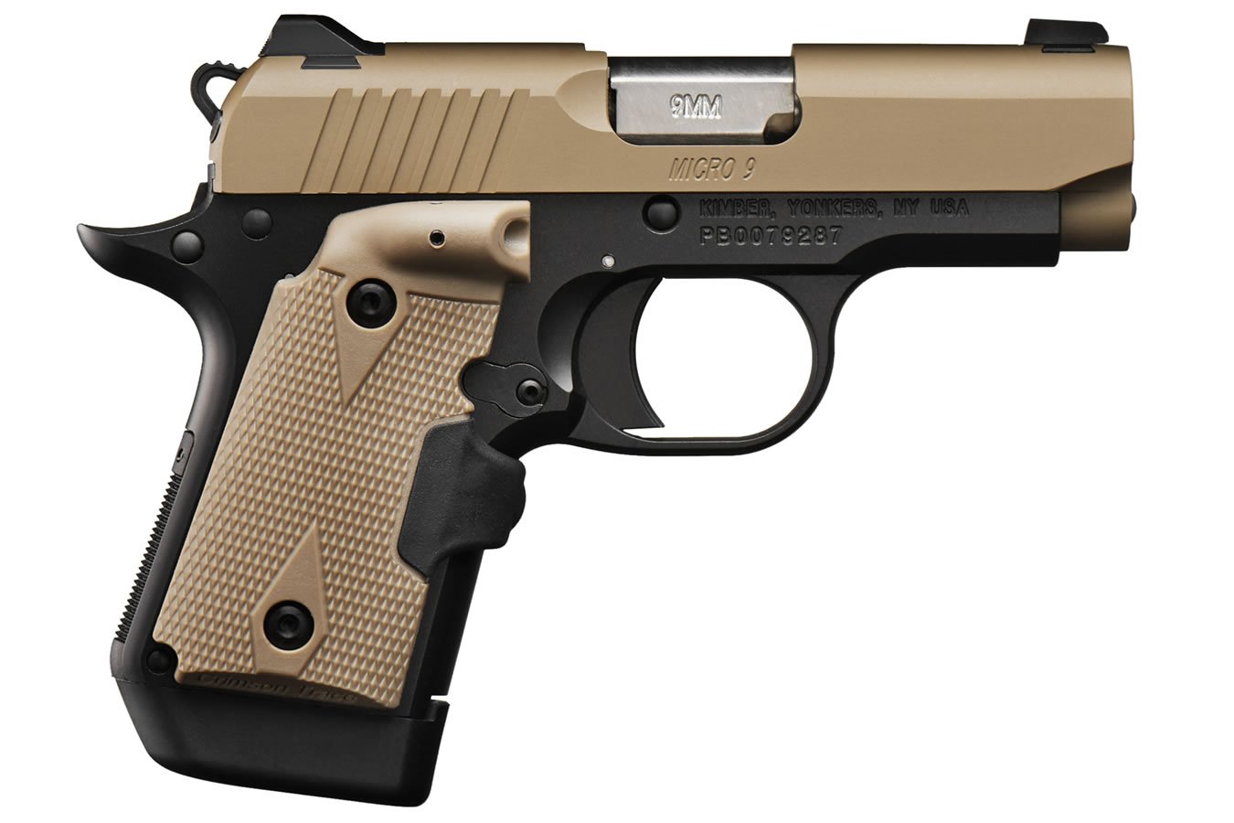 KIMBER MICRO 9 9MM DESERT TAN W/CRIMSON TRACE