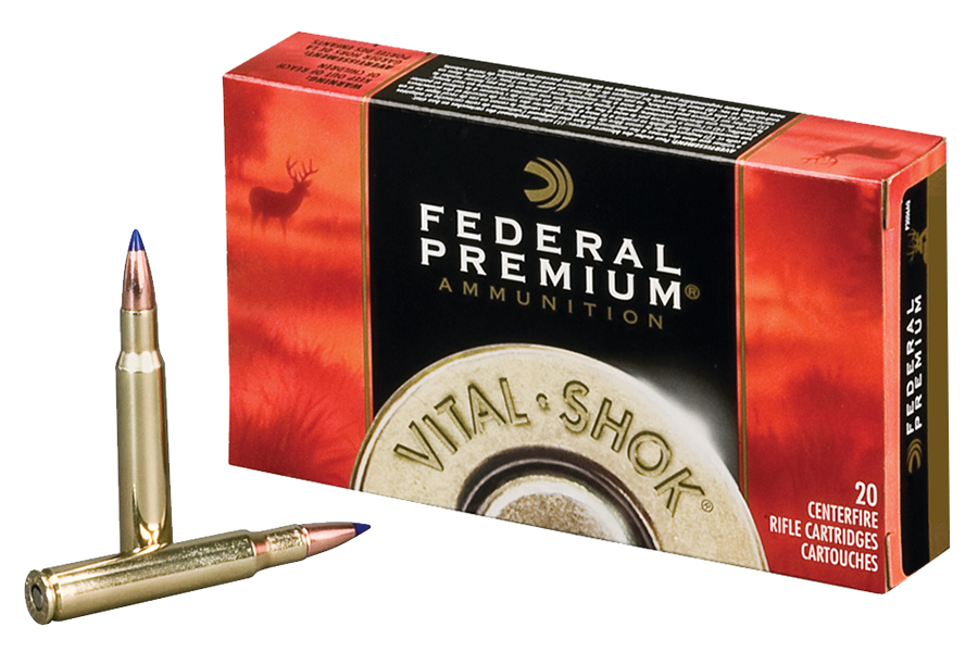 FEDERAL AMMUNITION 25-06 REM 100 GR NOSLER BALLISTIC TIP VITAL-SHOK