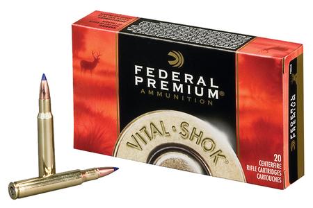 FEDERAL AMMUNITION 25-06 Rem 100 gr Nosler Ballistic Tip Vital-Shok 20/Box