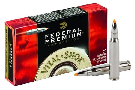 Federal 270 Win 130 gr Trophy Bonded Tip Vital-Shok 20/Box