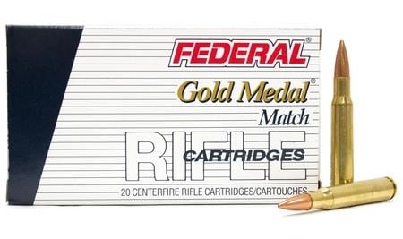 FEDERAL AMMUNITION 30-06 Springfield 168 gr Sierra MatchKing BTHP Gold Medal Match Police Trade 20/