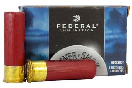 Federal 12 Gauge 3 inch 15 Pellets-00 Buck Power-Shok 5/Box