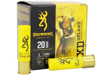 BROWNING AMMUNITION 20 Gauge 3 in 1-1/4oz 6 Shot 25/Box