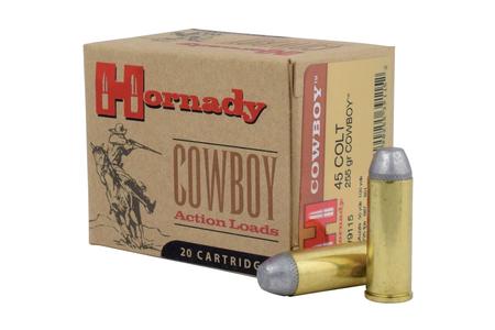 HORNADY 45 Colt 255 gr FP Cowboy 20/Box