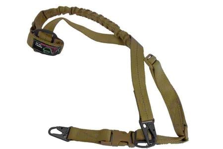 SAVVYSNIPER QUAD Sling with Dual HK Snaphooks Coyote RH