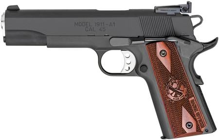 SPRINGFIELD 1911 Range Officer 45 ACP Parkerized Essentials Package w/ Adj. Target Sight