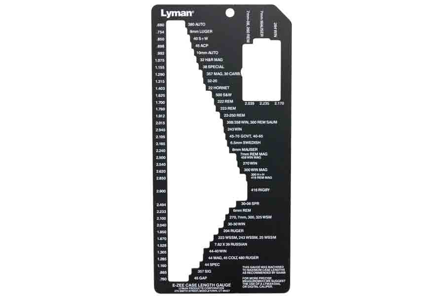 LYMAN PRDUCTS E-ZEE CASE GAUGE