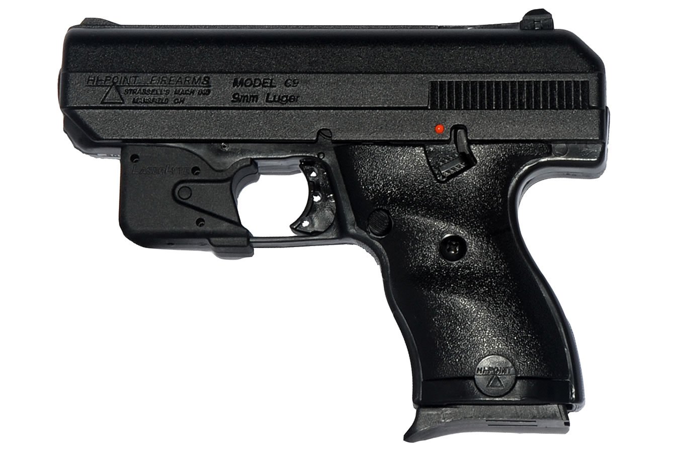 Hi Point C9 9mm Polymer Pistol With Trigger Guard Mount Laser Vance hi-point-c9-9mm-polymer-pistol-with-trigger-guard-mount-laser-vance