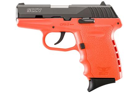 SCCY CPX2 9mm Orange Frame Pistol with Black Slide
