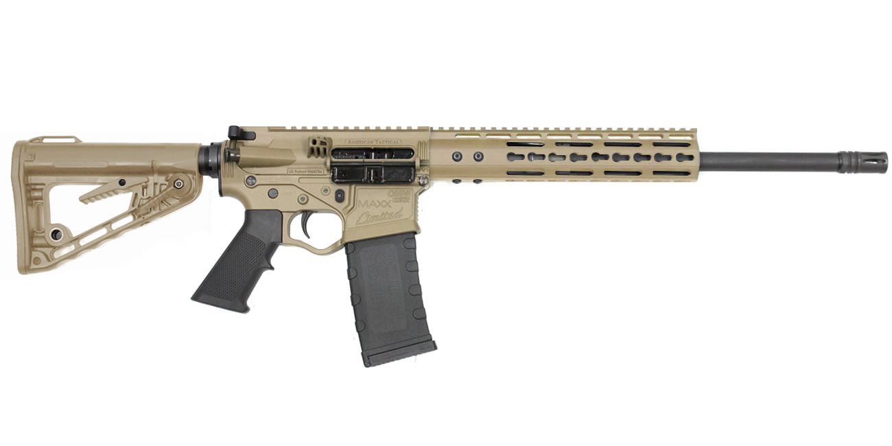 American Tactical Omni Hybrid Maxx 300 Blackout Limited Ed. FDE Cerakote w/ Rogers Super Stoc and 