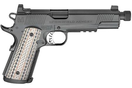 SPRINGFIELD 1911 Master Class Silent Operator 45ACP Black Nitride with Threaded Barrel