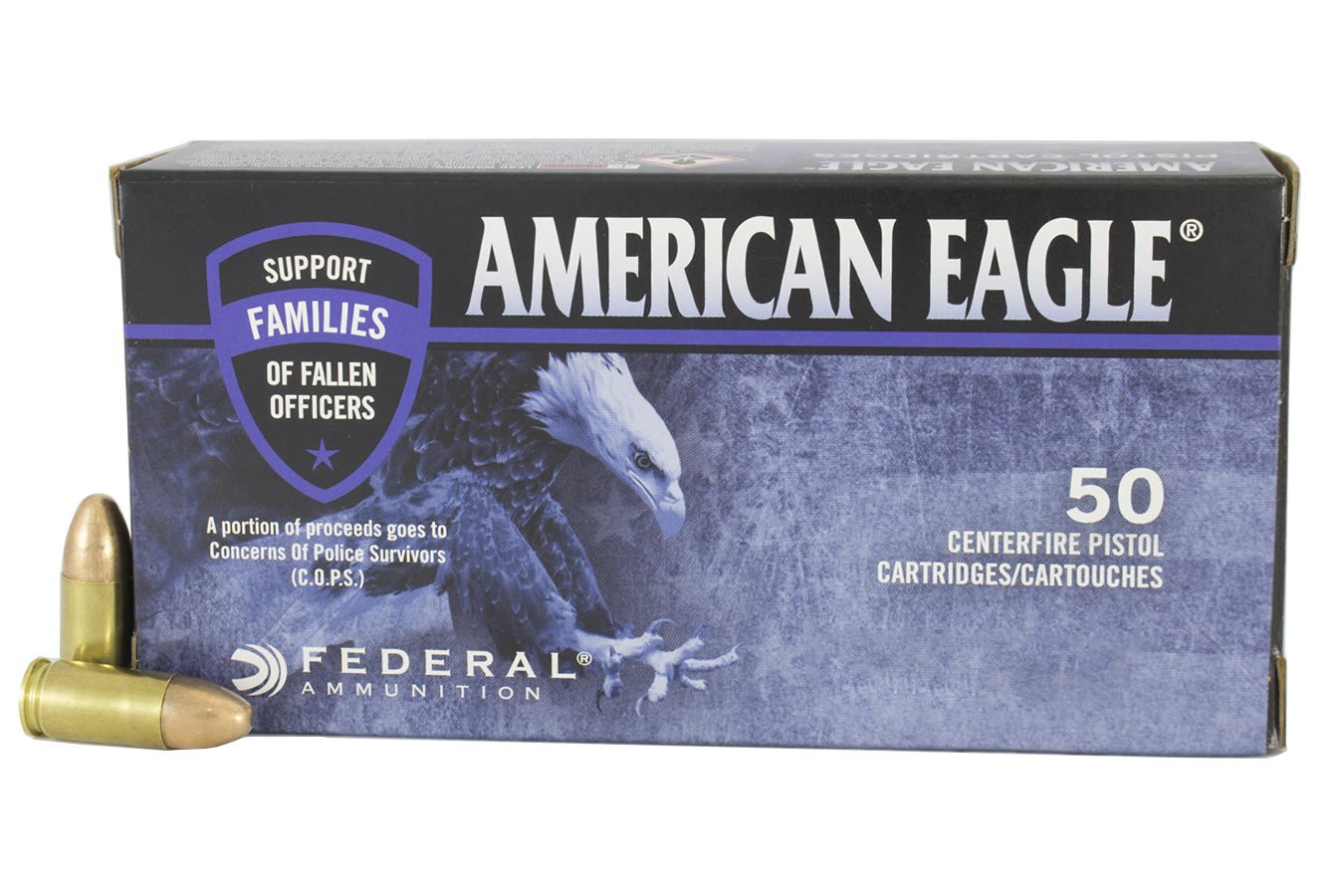 FEDERAL AMMUNITION 9MM 115 GR FMJ C.O.P.S.