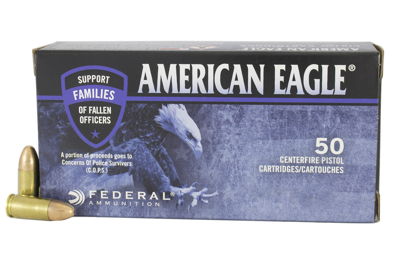 FEDERAL AMMUNITION 40 SW 180 GR FMJ C.O.P.S