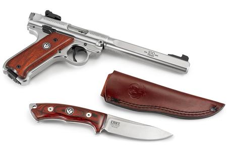 RUGER Mark IV 22LR Limited Edition Competition Series with CRKT Knife