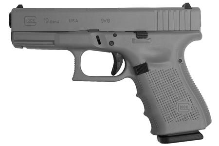 GLOCK 19 Gen4 9mm 15-Round Pistol with Cerakote Elite Concrete Finish