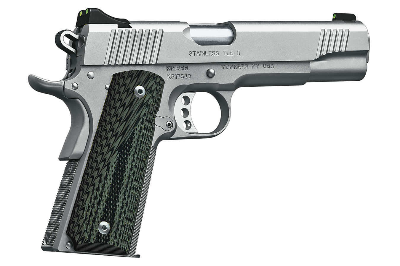 No. 18 Best Selling: KIMBER STAINLESS TLE II 45ACP WITH NIGHT SIGHTS