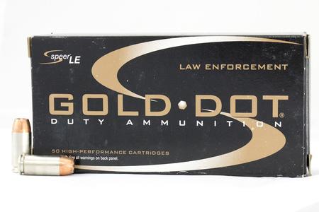 SPEER AMMUNITION 40SW 155 gr HP Gold Dot Police Trade Ammo 50/Box