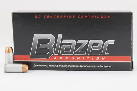 CCI AMMUNITION 40SW 165 gr TMJ Blazer Aluminum Police Trade Ammo 50/Box