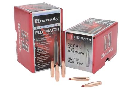 22 CAL .224 75 GR ELD MATCH