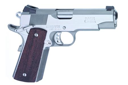 LES BAER 1911 Custom Carry Commanche Stainless .45 ACP with Night Sights