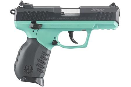 RUGER SR22 22LR Turquoise Cerakote Rimfire Pistol