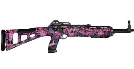 HI POINT 4595TS 45 ACP Carbine with Pink Camo Stock