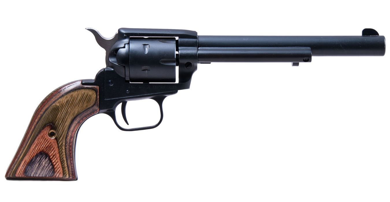 Heritage Rough Rider 22LR and 22 Mag Combo Revolver with Camo Green Laminate Grips (Cosmetic Blemishes)