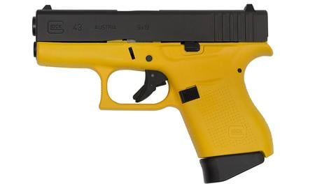 43 9MM SINGLE-STACK YELLOW CERAKOTE