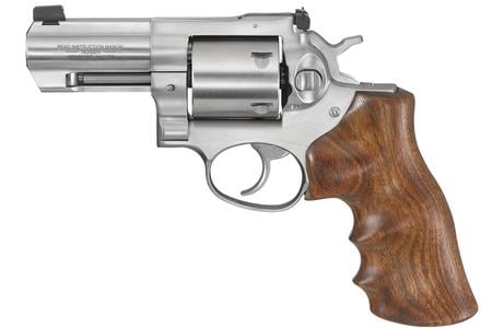 RUGER GP100 44SW Special Double-Action Revolver with Walnut Hogue Grips