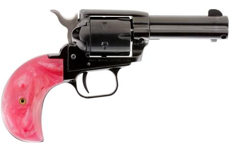 HERITAGE Rough Rider Bird Head 22LR / 22 Mag Revolver with Pink Pearl Grips (Cosmetic Blemishes)
