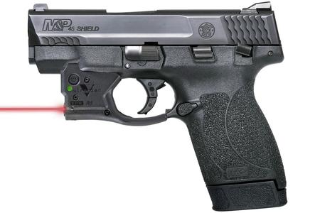 SMITH AND WESSON MP45 Shield 45 ACP Centerfire Pistol with Thumb Safety and Viridian R5 Red Laser