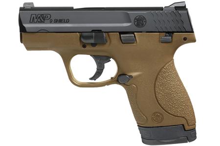 SMITH AND WESSON MP9 Shield 9mm Flat Dark Earth (FDE) with Thumb Safety