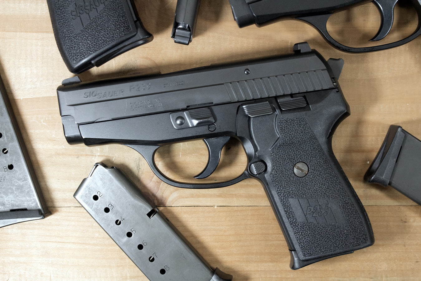 Sig Sauer P239 9mm DA/SA Police Trade-in Pistols (Very Good Condition)
