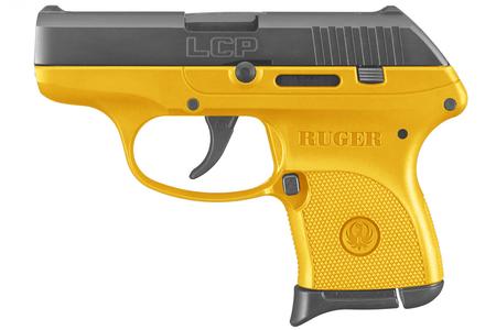 RUGER LCP 380ACP Yellow Cerakote Carry Conceal Pistol