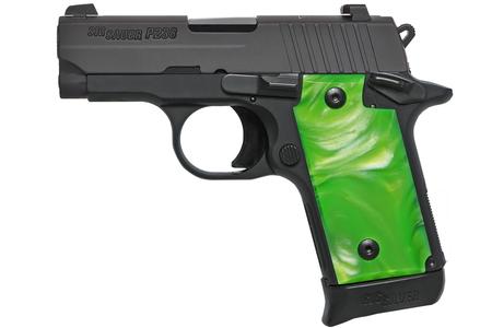 P238 380 ACP GREEN PEARLITE GRIPS