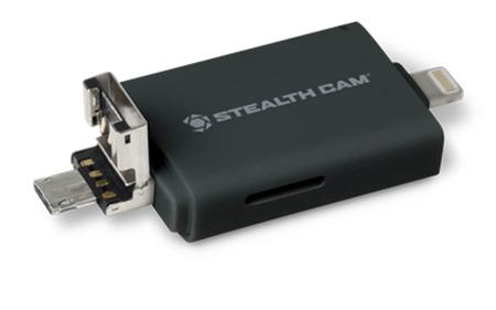 STEALTH CAM Tri-Card Read and iOS and USB