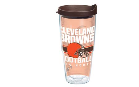 CLEVELAND BROWNS GRIDIRION 24OZ W/LID