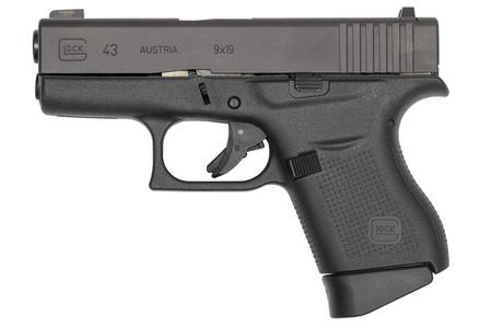 GLOCK 43 ProGlo 9mm Single Stack Pistol with Front Night Sight