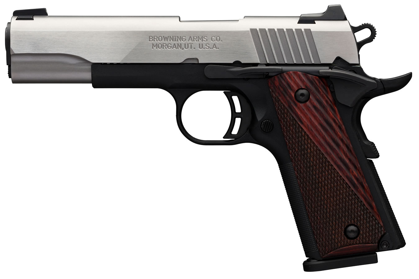 BROWNING FIREARMS 1911-380 BLACK LABEL MEDALLION STAINLESS
